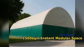 Rapid Deployment 1500sqm Modular Inflatable Air Tent