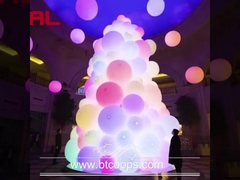 Iluminação inflável do vinil dos desenhos animados com fonte DMX512 de bateria da tensão AC da C.C./