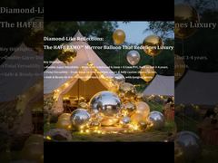 Balão de espelho inflável de PVC