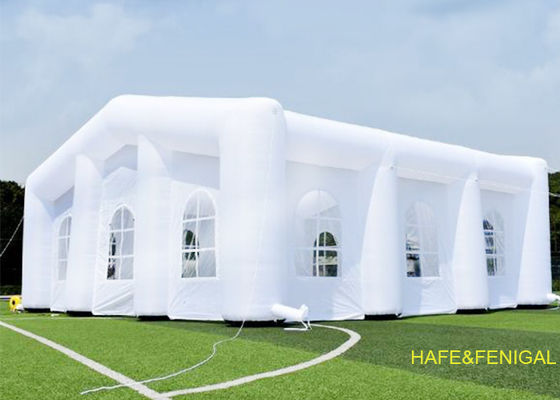 10m Long Inflatable House Tent With RGB Lighting For Corporate Events Or Exhibitions