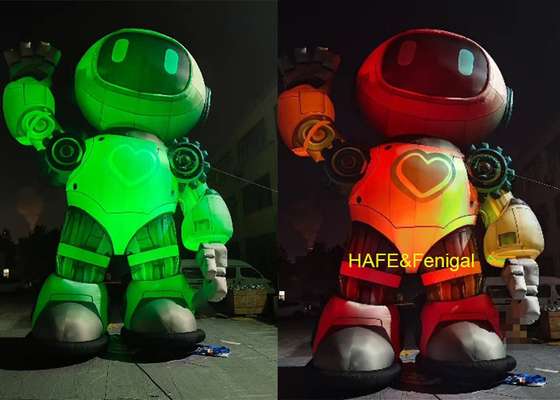 Customized 6 Meter Tall Inflatable Robot For Environmental Protection Or Tech Expos
