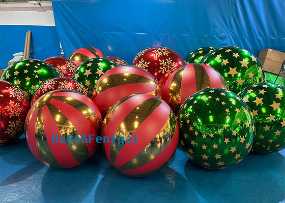 Dual-Layer PVC Christmas Mirror Ball: Durable & Sparkly for Holiday Decor