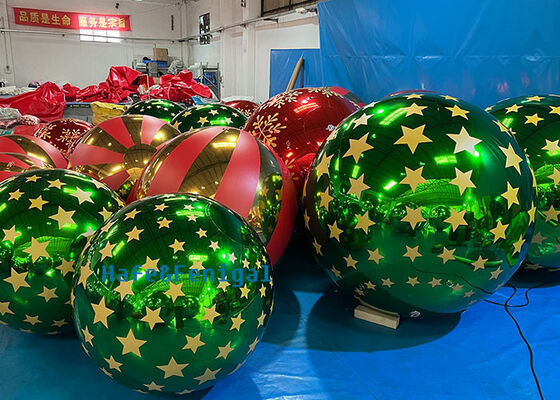 Dual-Layer PVC Christmas Mirror Ball: Durable & Sparkly for Holiday Decor