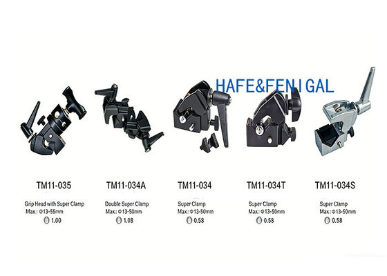 Professional Super Clamps & Grip Heads for Studio, Stage & Film Equipment Mounting