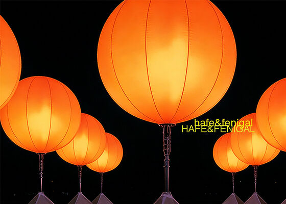 Portable 400W LED Lighting Balloon,Outdoor Concert Lighting DMX Inflatable Light