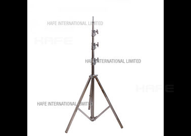 Foldable Tripod Light Stand with Non Slip Feet and Adjustable Height Suitable for Supporting LED Panels and Flash Units