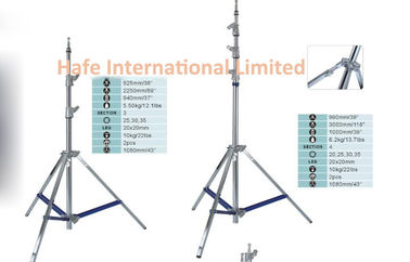Foldable Tripod Light Stand with Non Slip Feet and Adjustable Height Suitable for Supporting LED Panels and Flash Units