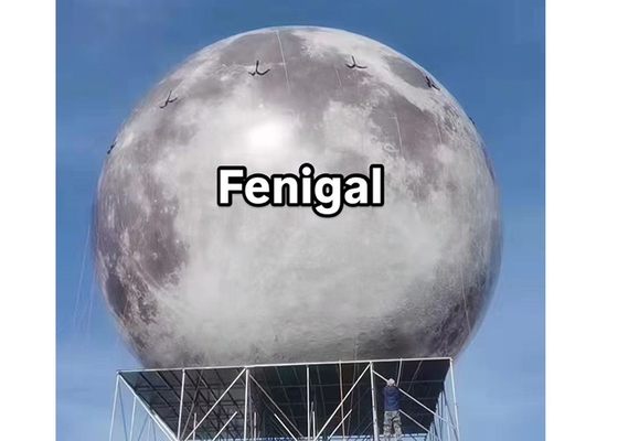 5m / 16ft 6m / 20ft Planeta Lunar Inflável Para Decoração de Eventos Pode Ser Pendurado em Truss Ou teto