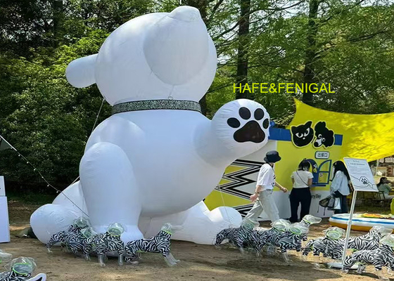 Balões infláveis de cães de desenhos animados gigantes personalizados para eventos de marketing