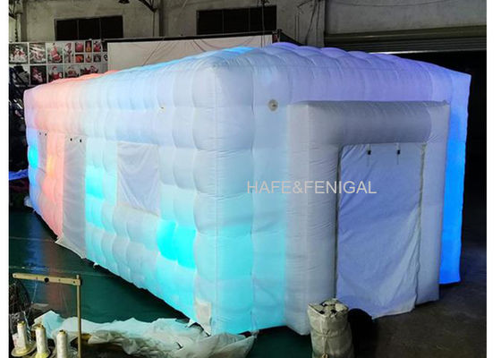 19.6 Feet Inflatable Cube Tent With LED Lights For Party / Event / Exhibition Special