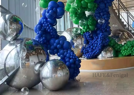 Bola Espelhada Inflável de PVC para Decoração de Loja, Clube, Palco, Festa e Eventos, Publicidade