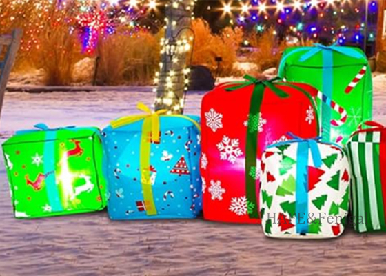 Inflatable Christmas Tree With Festive Atmosphere And Santa Claus Christmas Gifts Can Be Customized