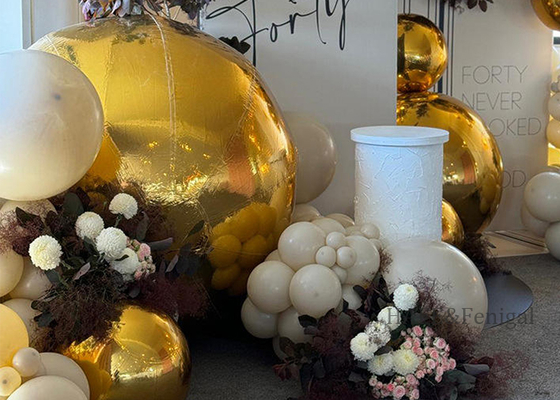 Decoração de Eventos, Casamentos, Festas de Natal, Festival, Balão Espelho Gigante Inflável