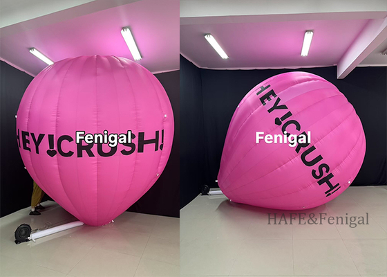 3.5m 12ft Balão de ar quente personalizado Forma Publicidade Marketing Balão de inflação contínua