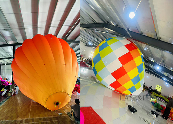 Balão de ar quente em forma de balão de publicidade inflável para publicidade, marketing e decoração de atmosfera