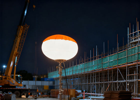 Inflatable Balloon Lights For Safety And Rescue Lighting In The Construction Industry