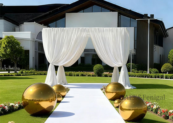 Inflatable PVC Mirror Balloons Are Suitable For Outdoor Festival And Wedding Decorations