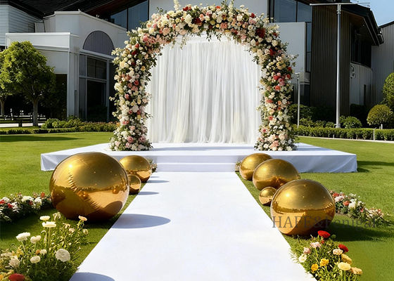 Balão Inflável PVC Acabamento Espelhado Decoração Atmosfera Espacial