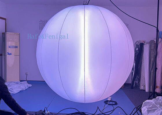 1.6m 400w Luz de balão inflável RGBW a cores--- decorações de festa e iluminação ambiental dinâmica que muda de cor