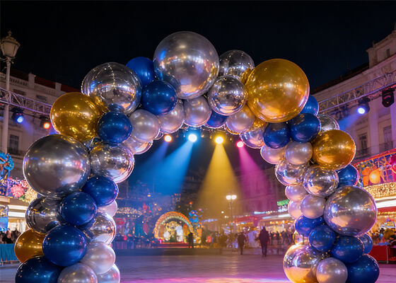 Balões de espelho infláveis de PVC grandes adequados para eventos Festas de palco Publicidade e decorações de performances