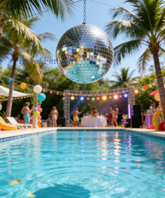 Bola de espelho de discoteca premium para reflexão de luz excepcional e efeitos impressionantes