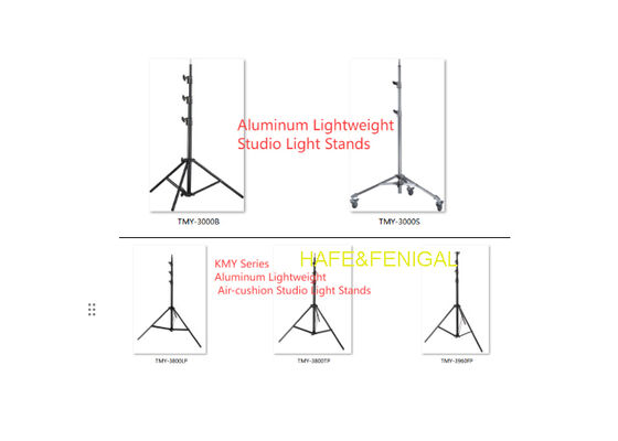 Aluminum Light Stands Air Cushion Safety,3.5m Height,5-12kg Capacity