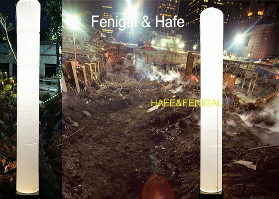 Torre de iluminação inflável portátil fora da rede, solução pesada para mineração e construção