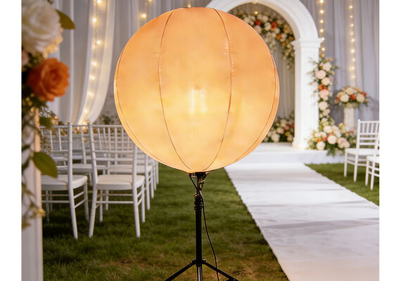 Balão de Iluminação LED 400W com Controle DMX e Logo Personalizável para Eventos ao Ar Livre