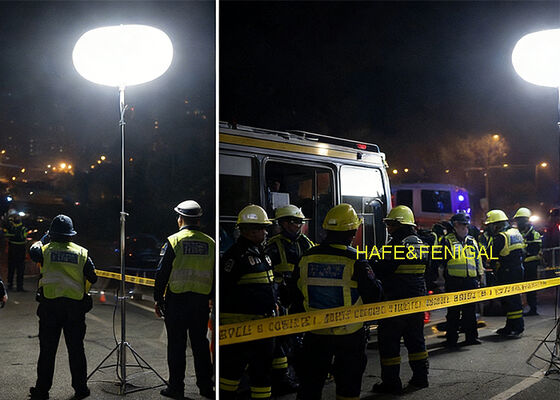 Iluminação de Segurança em Balão LED Certificada CE de 400W com Iluminação Antirreflexo de 360° para Segurança Industrial