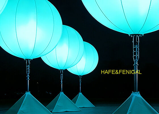 Balão de Iluminação LED Portátil de 400W com Controle DMX e Logotipo Personalizado para Eventos ao Ar Livre