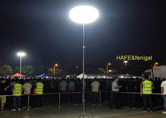 Iluminação de balão Sun LED1200DAP: 1200W de alta potência, 180.000 lumens, controle DMX para resgate de emergência