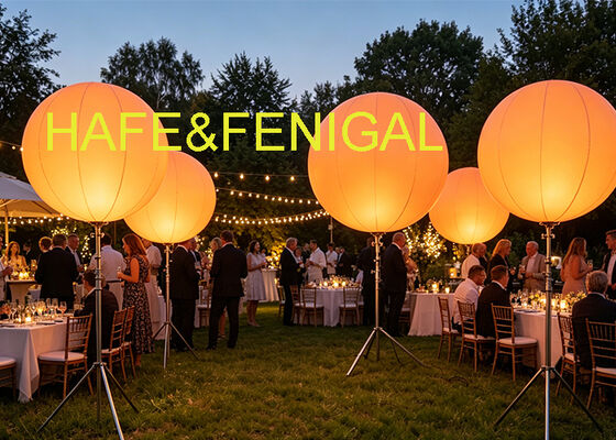 Luz de balão de entrada Muse EN com logotipo personalizável Tecnologia LED RGB + W e LED de 200 W para iluminação premium de eventos