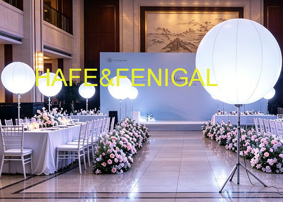 Pearl-LED200DEN Balão inflável LED de 200 W com iluminação antirreflexo e envelope personalizável para eventos