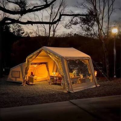Barraca inflável de ar, durável, portátil, fácil de montar, design à prova d'água, ideal para eventos ao ar livre, camping e soluções de abrigo de emergência