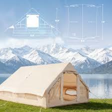 Tenda de ar inflável impermeável abrigo portátil projetado para acampamento ao ar livre festivais de emergência e atividades recreativas