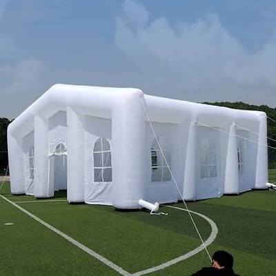 Tenda de ar inflável abrigo portátil impermeável durável ideal para eventos ao ar livre festivais de acampamento e emergência com fácil instalação