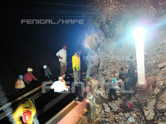 5M Inflatable Light Tower For Construction Night Illumination